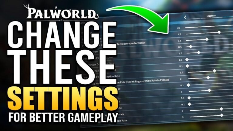 Upgrade your Palworld gameplay now with these custom game settings for the best experience. Follow our update guide for enhanced gameplay.