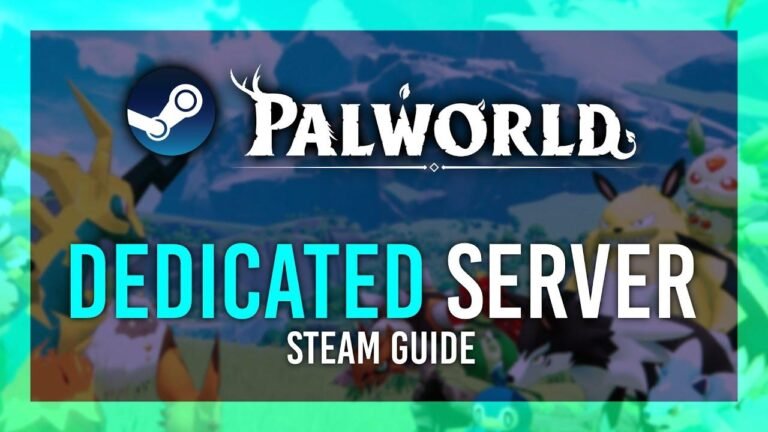 "Configurar un servidor dedicado para Palworld en Steam | Alojar un servidor privado GRATIS | Guía completa paso a paso"
