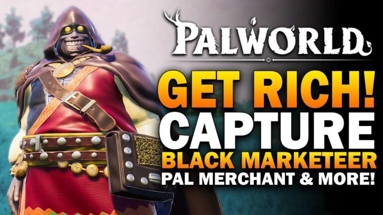 Apanha comerciantes e vendedores clandestinos para ficares rico no Palworld! Formas de ganhar ouro no Palworld!