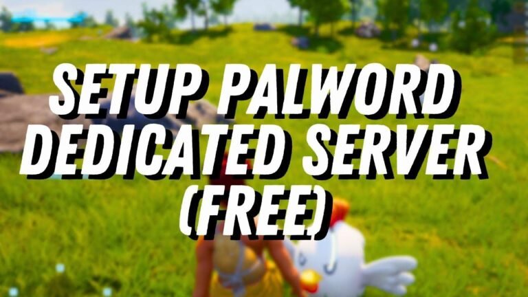 Palworld Guide for Setting Up a Dedicated Server