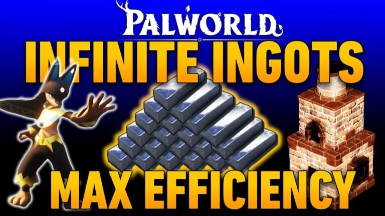Optimal Design for Producing INFINITE Refined Ingots | Palworld Ultimate Efficiency Tips | Mining Coal & Ore