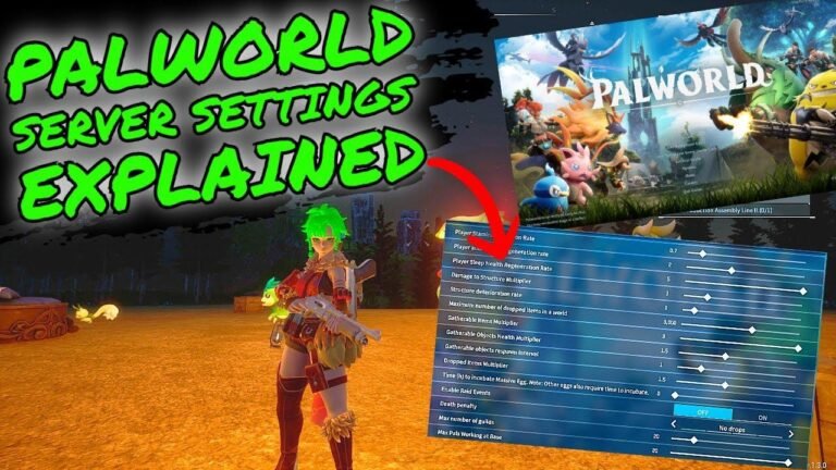Discover the Palworld server settings! Learn how to tweak and customize your server with ease!