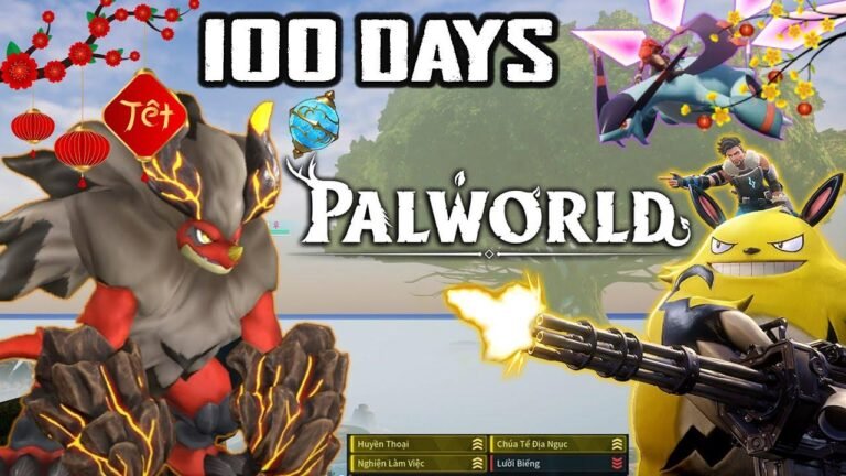 Ultrapassámos o Palworld em 100 dias de celebração do Tet.