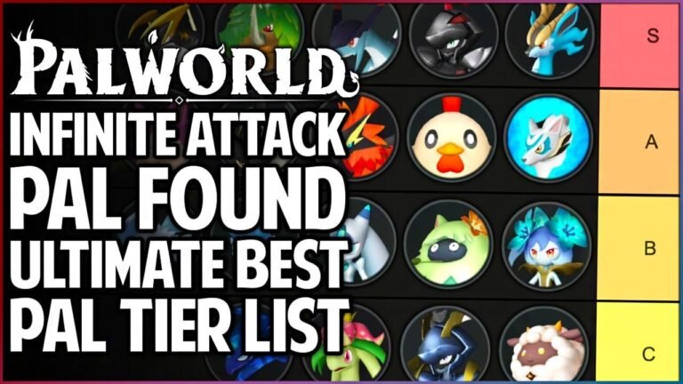 Palworld – The Ultimate Pal Tier List – Ranking the Strongest Pals & Beyond!