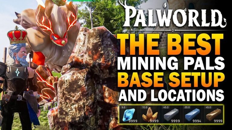 Discover the top Mining Pals, Mining Base Setup & Locations in Palworld – your ultimate resource for mining enthusiasts.