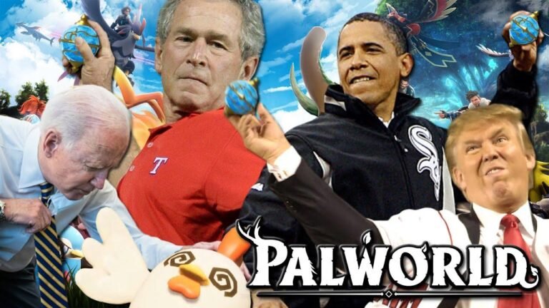 Os Zomboys da equipa presidencial apanhados no Palworld.