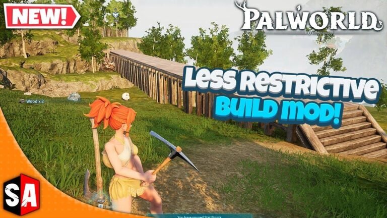 ¡Cómo añadir el mod 'Edificio menos restrictivo' en Palworld!
